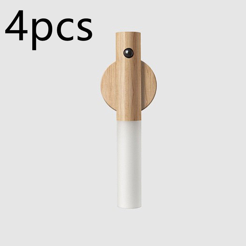 USB Magnetic Wood Motion Night Light