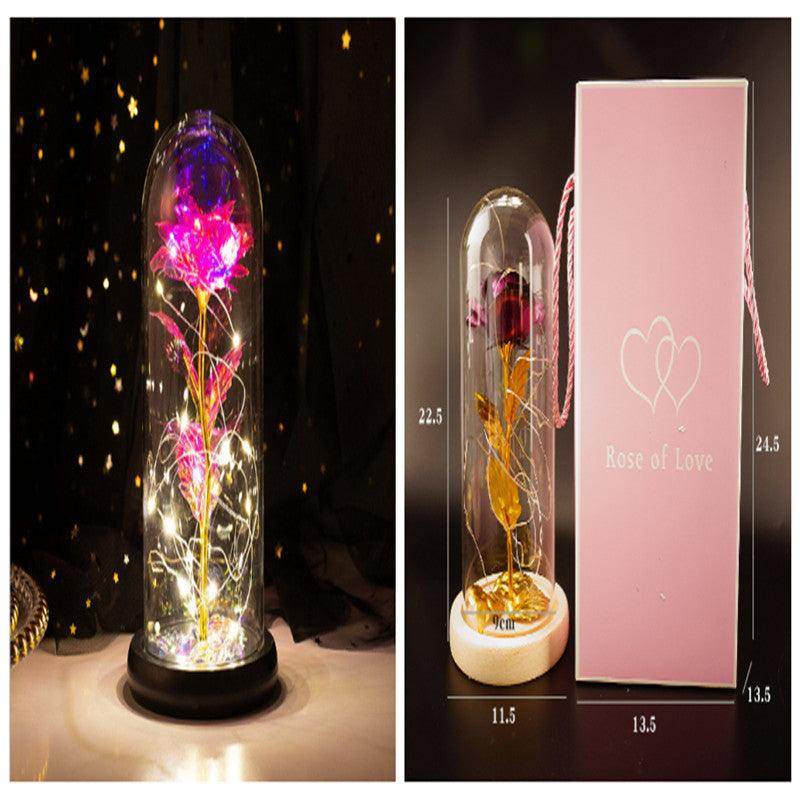 Bouquet Glass Cover Rose | Valentines Gifts for Girlfriend