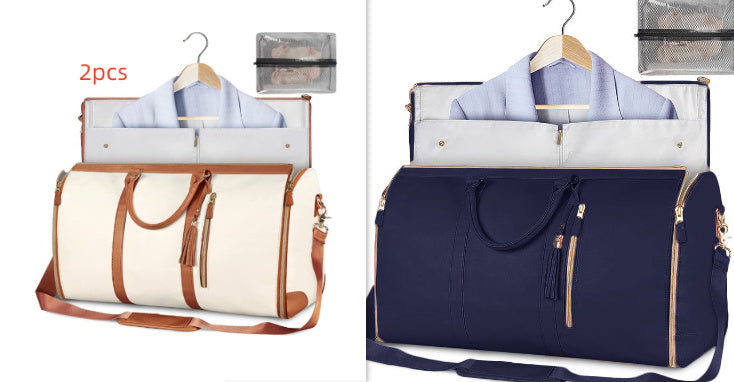 👜 Large Travel Duffle Bag – Waterproof Folding Suit & Clothes Tote