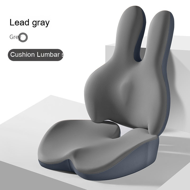 🚗 Car Heightening Cushion – Backrest & Lumbar Pad Driving Seat Support