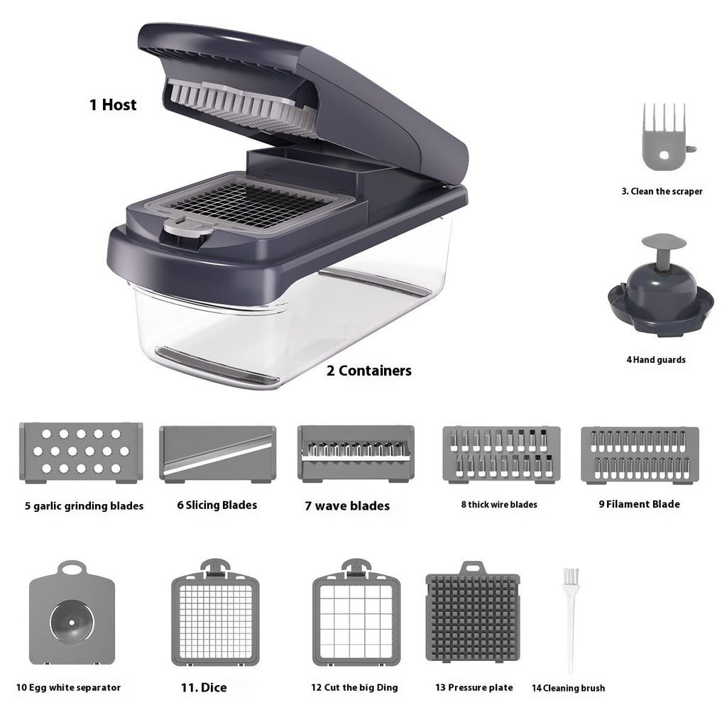 15-in-1 Vegetable Chopper & Food Processor