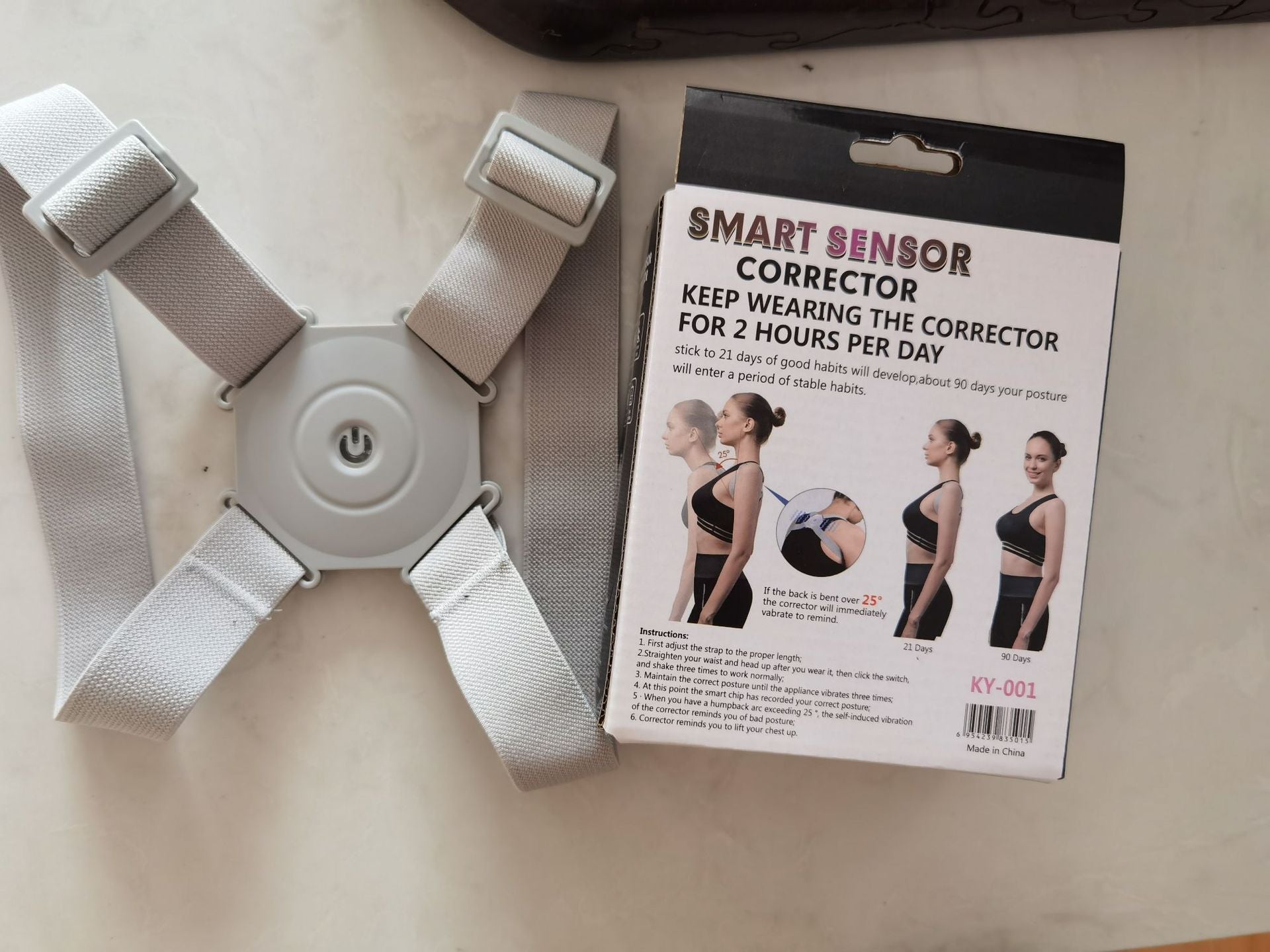🧍 Smart Adjustable Posture Corrector Belt – Kids & Adults Posture Support