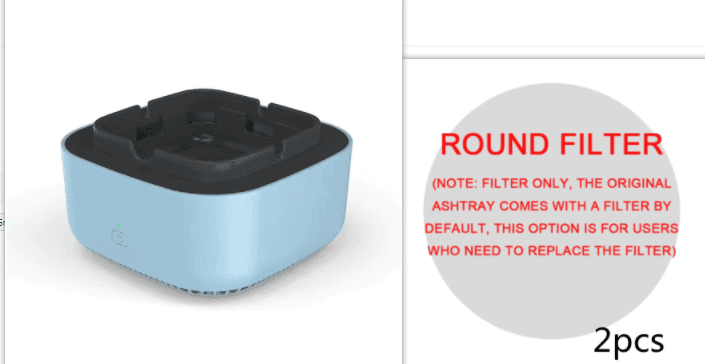 Smoke Removal Air Purification Ashtray