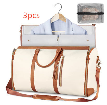 👜 Large Travel Duffle Bag – Waterproof Folding Suit & Clothes Tote