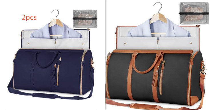 👜 Large Travel Duffle Bag – Waterproof Folding Suit & Clothes Tote