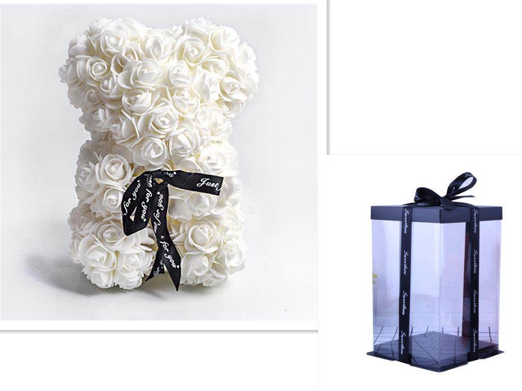 Valentine Foam Forever Rose Teddy Bear