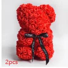 Valentine Foam Forever Rose Teddy Bear