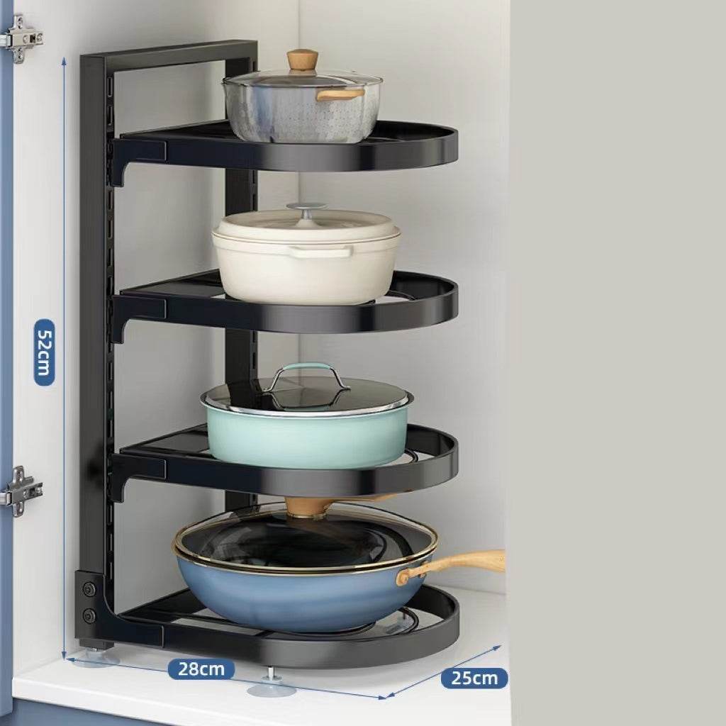 Multi-Layer Under Sink Kitchen Pot Rack
