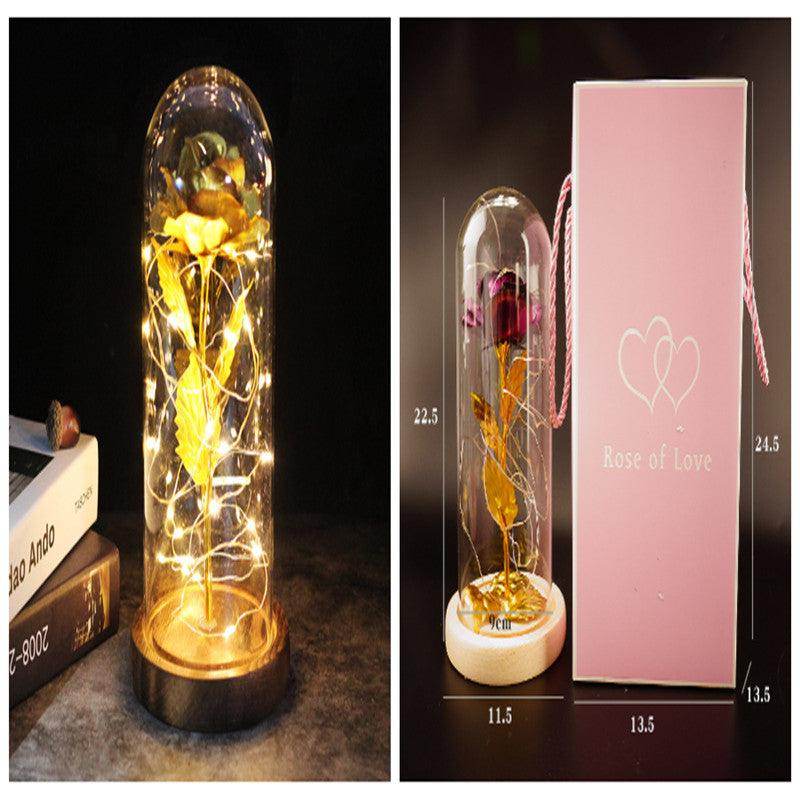 Bouquet Glass Cover Rose | Valentines Gifts for Girlfriend