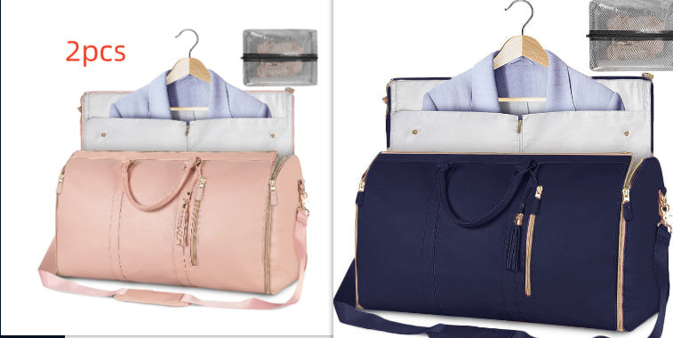 👜 Large Travel Duffle Bag – Waterproof Folding Suit & Clothes Tote
