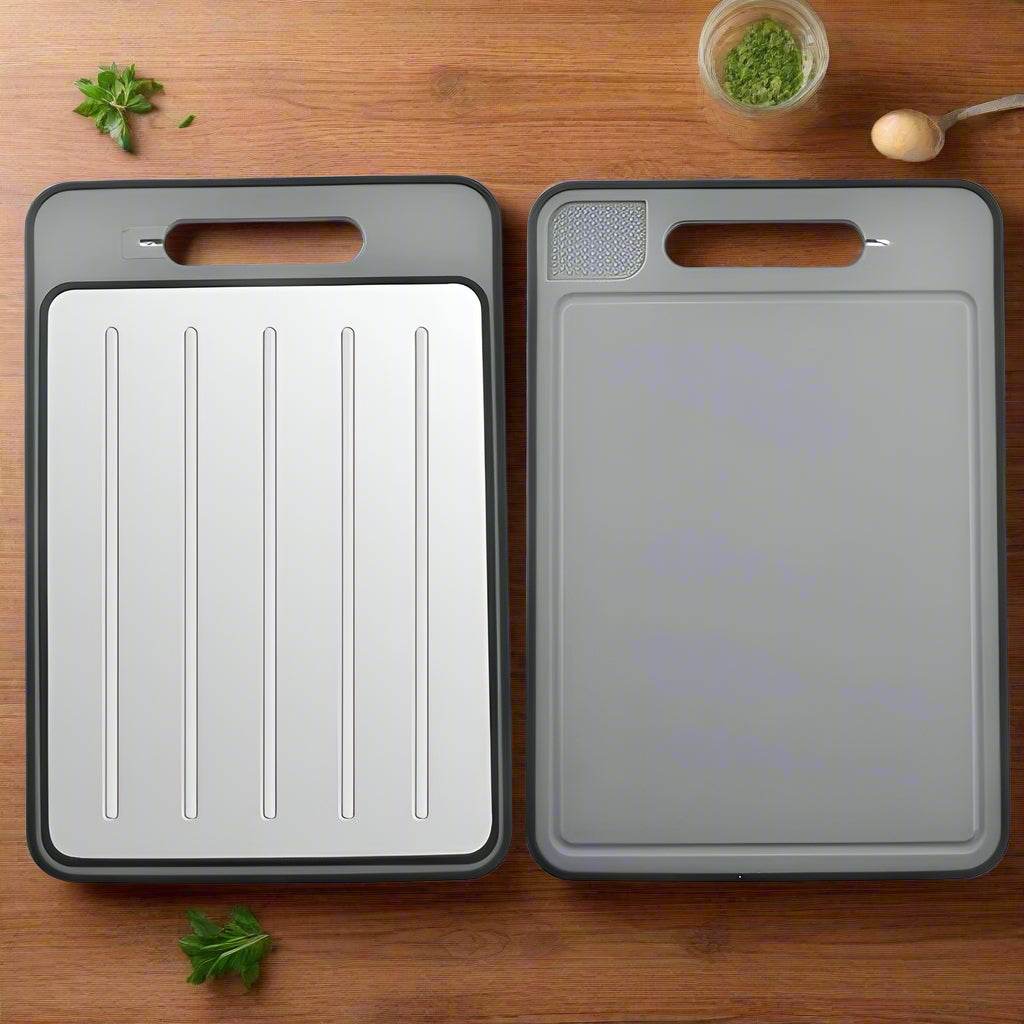 Double-side Cutting Board With Defrosting Function