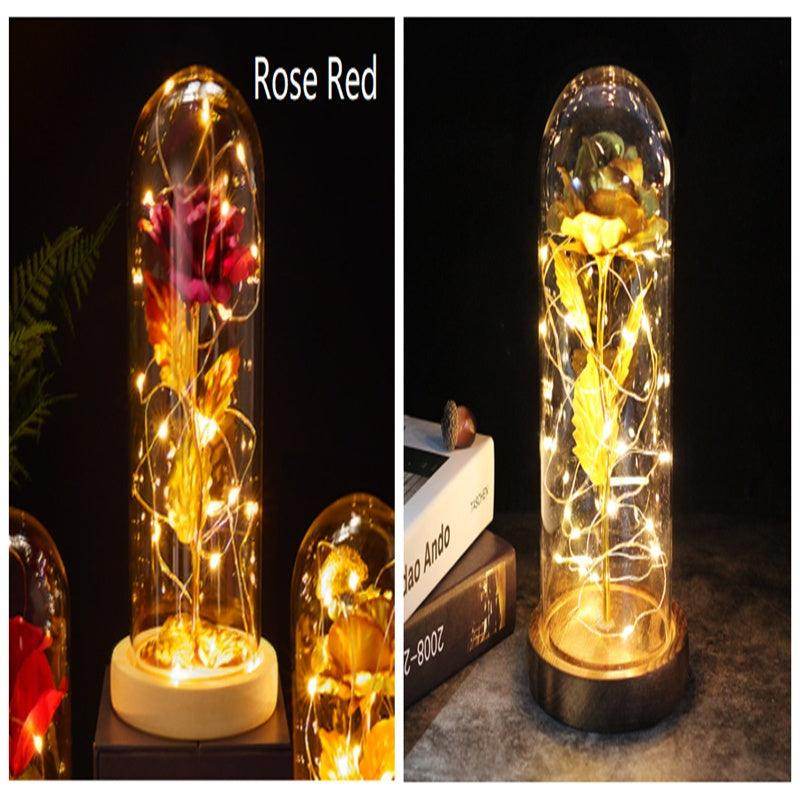 Bouquet Glass Cover Rose | Valentines Gifts for Girlfriend