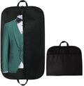 STEVOY 40" Suit Carrier Bag, Clothes Covers with Handles for Travel, Foldover Breathable Garment Bag with Handles and Gusset, 60cm*100cm