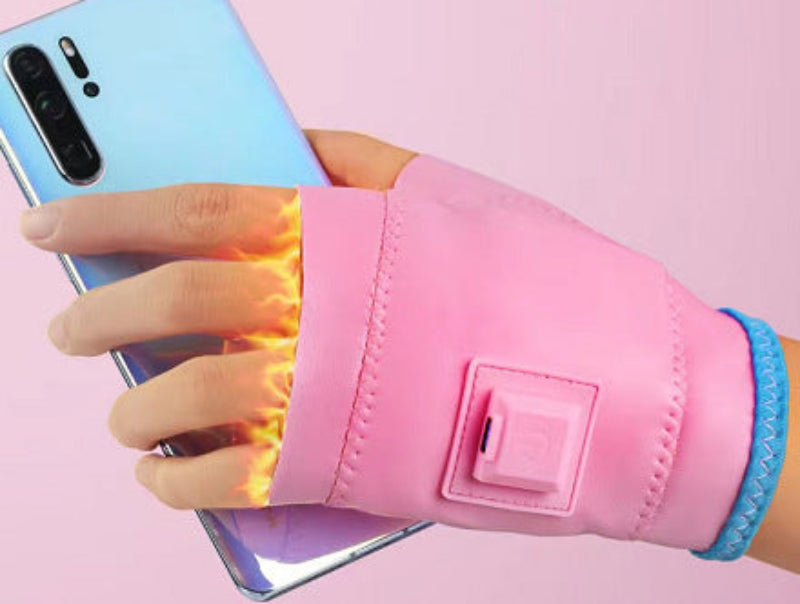 🧤 Smart Heating Gloves – Rechargeable Half-Finger Gloves