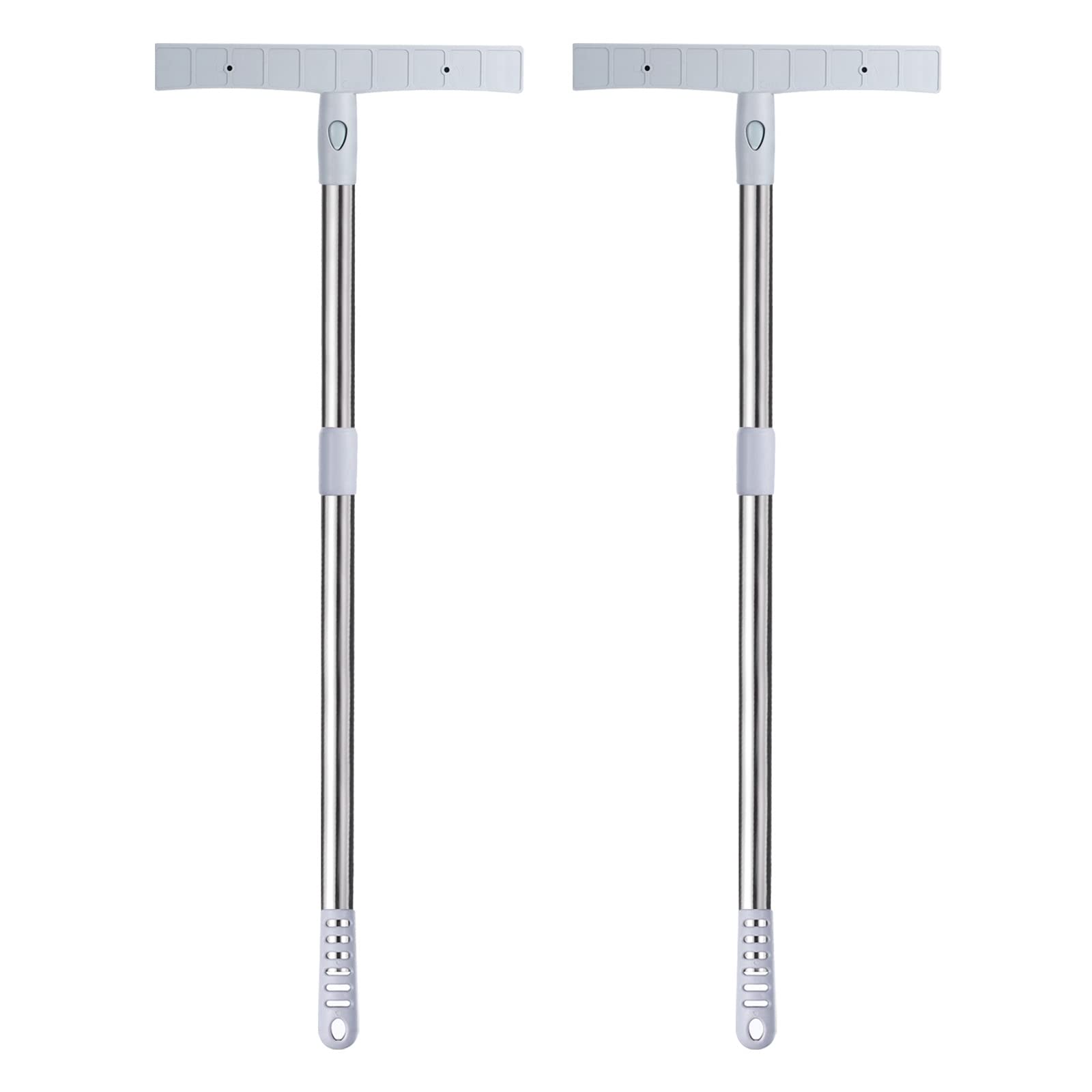 Handheld Adjustable Sign Holder 32" Stainless Steel for Airport Welcome Sign – Silver
