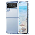 Samsung Galaxy Z Flip 4 Clear Hard PC TPU Shockproof Antiscratch Protective Case – Clear