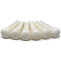 Crosby Slotted Pure Bone Bridge Pins for 6 & 12 String Acoustic Guitar