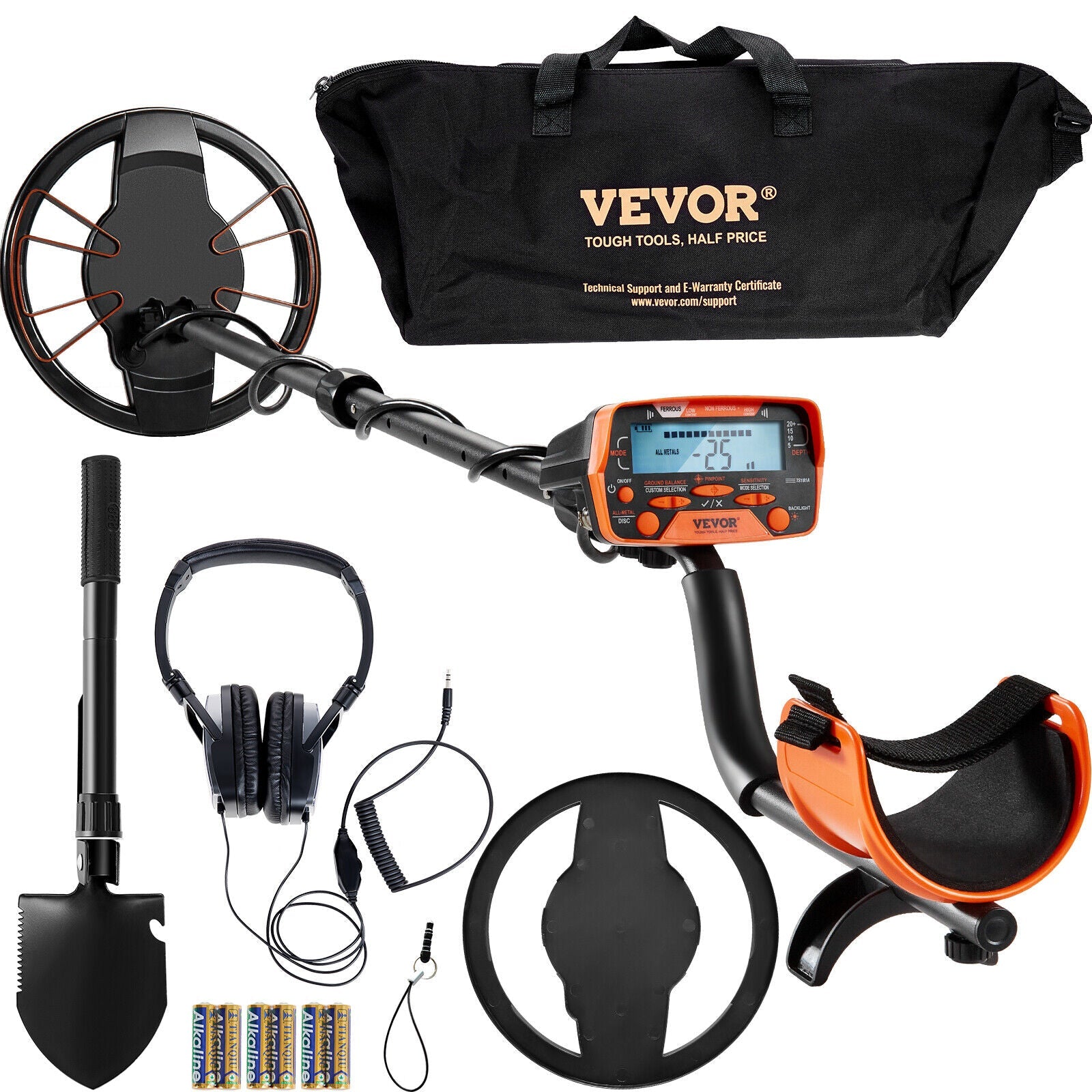 LCD Display Metal Detector 10" IP68 Waterproof