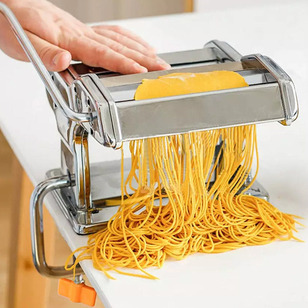 Stainless Steel Pasta Roller Machine Fresh Spaghetti Noodle Maker Tool