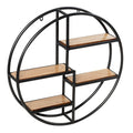 Wall-Mounted 4-Tier Circular Hanging Storage Shelf Room Decoration