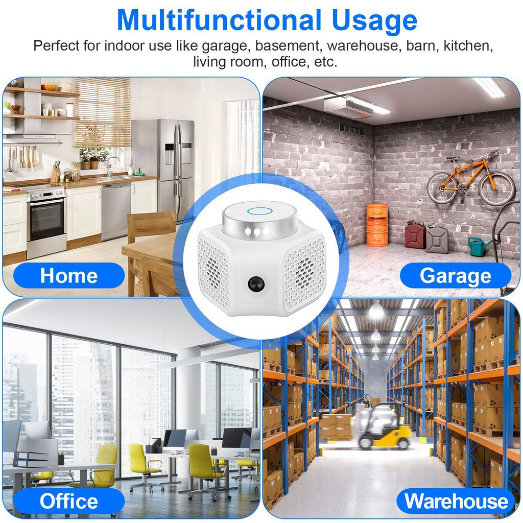 Ultrasonic Rodent Chaser for Indoor Pest Control - White