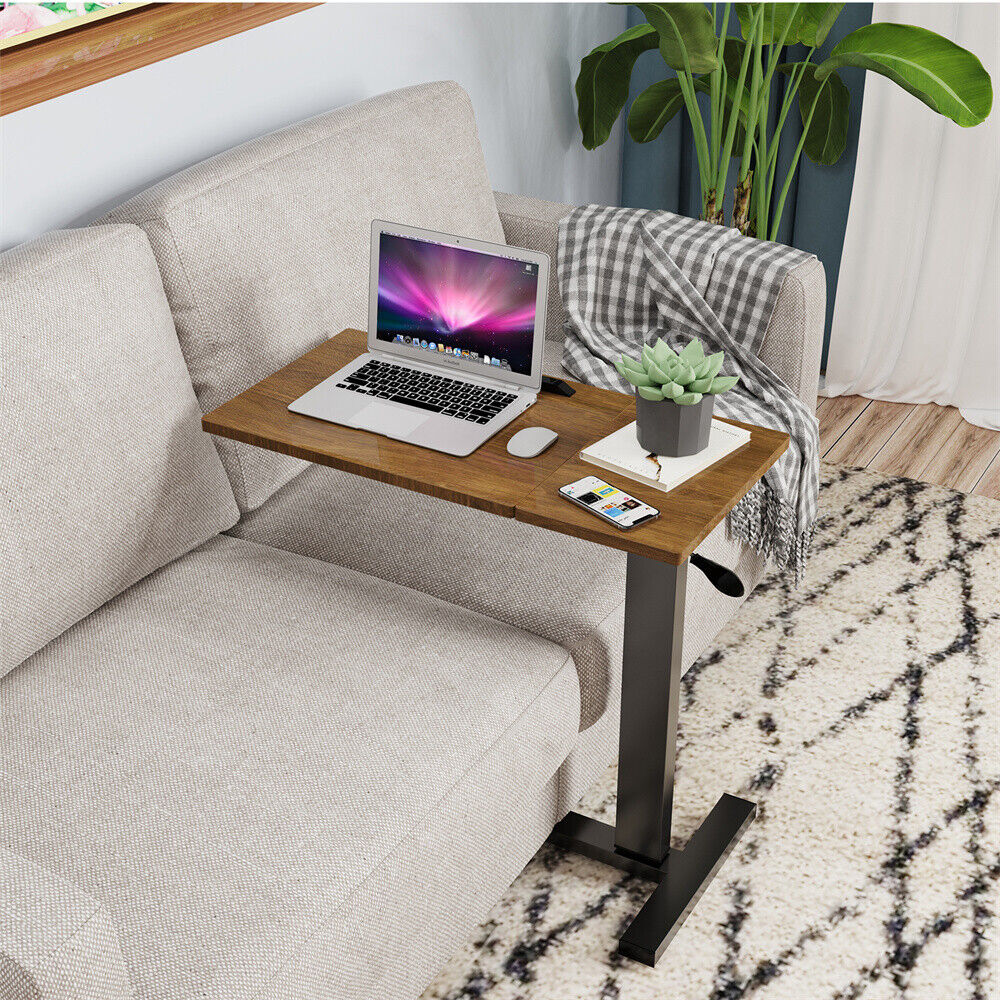 Rolling Overbed Bedside Desk Laptop Table