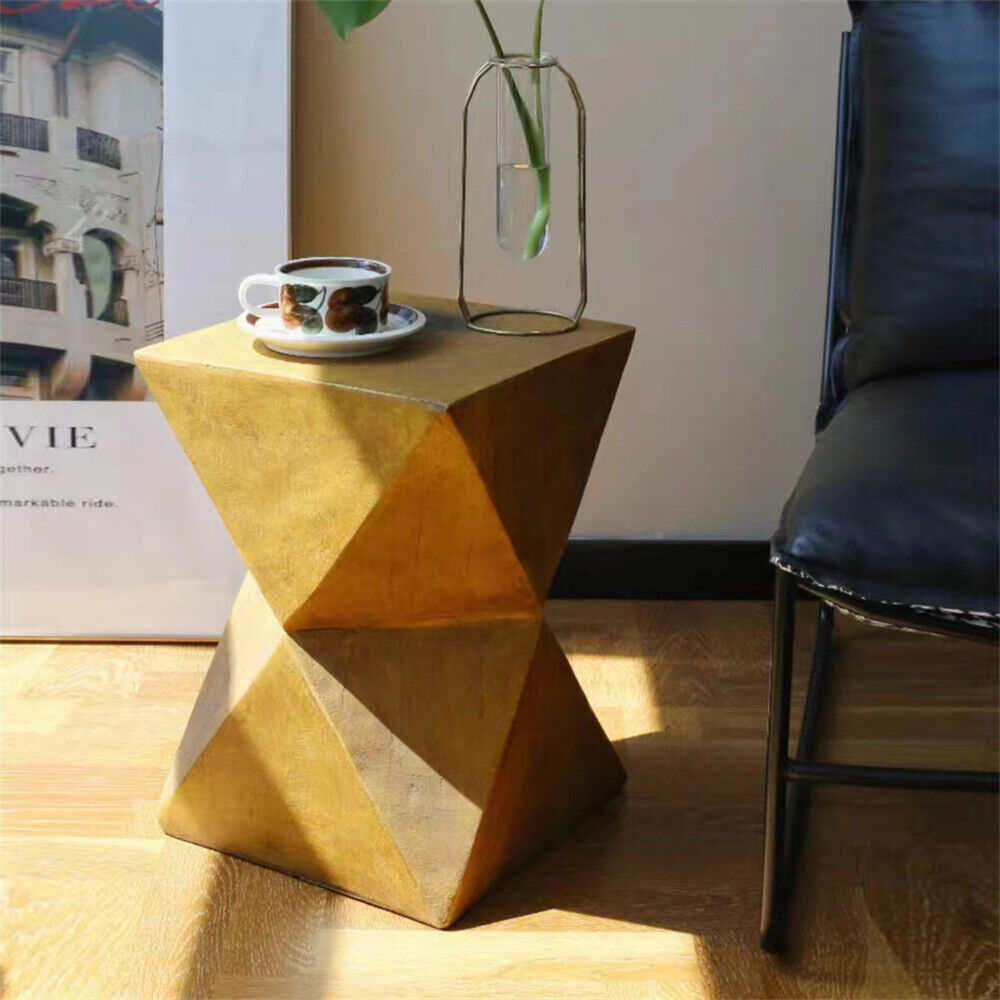 Geometric Accent Side Table Lightweight