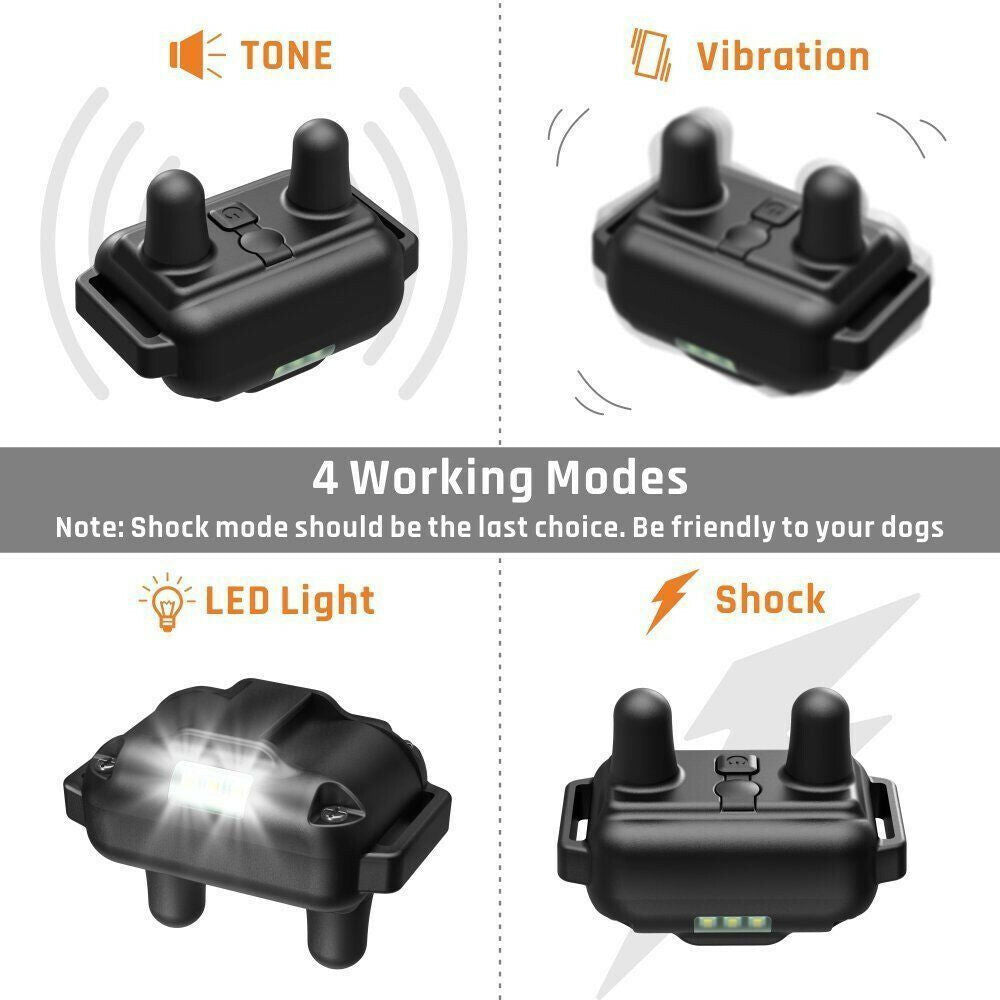 Rechargeable Remote Control Waterproof Dog Training Collar