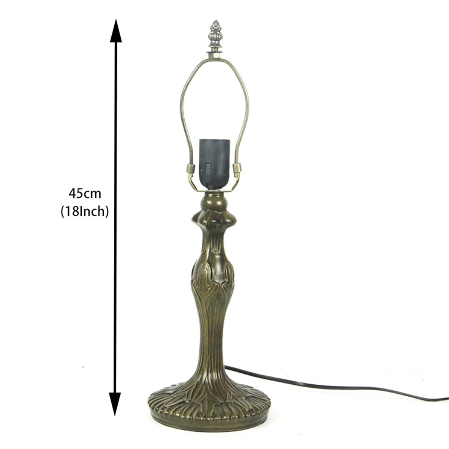 Rose Stained Glass Tiffany Lamp Vintage Floral Desk Light