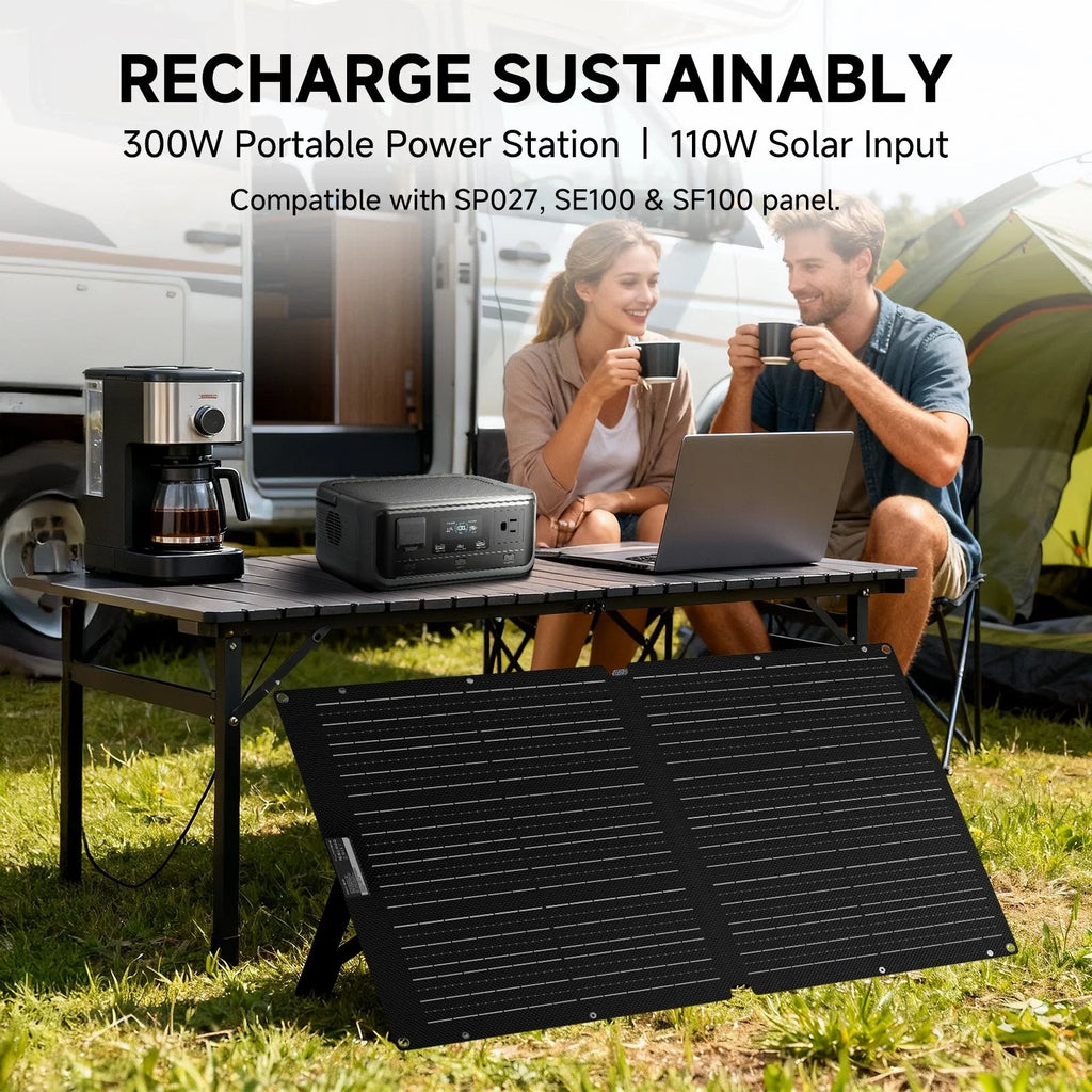 Portable Power Station Solar UPS Kit 256Wh 300W LFP