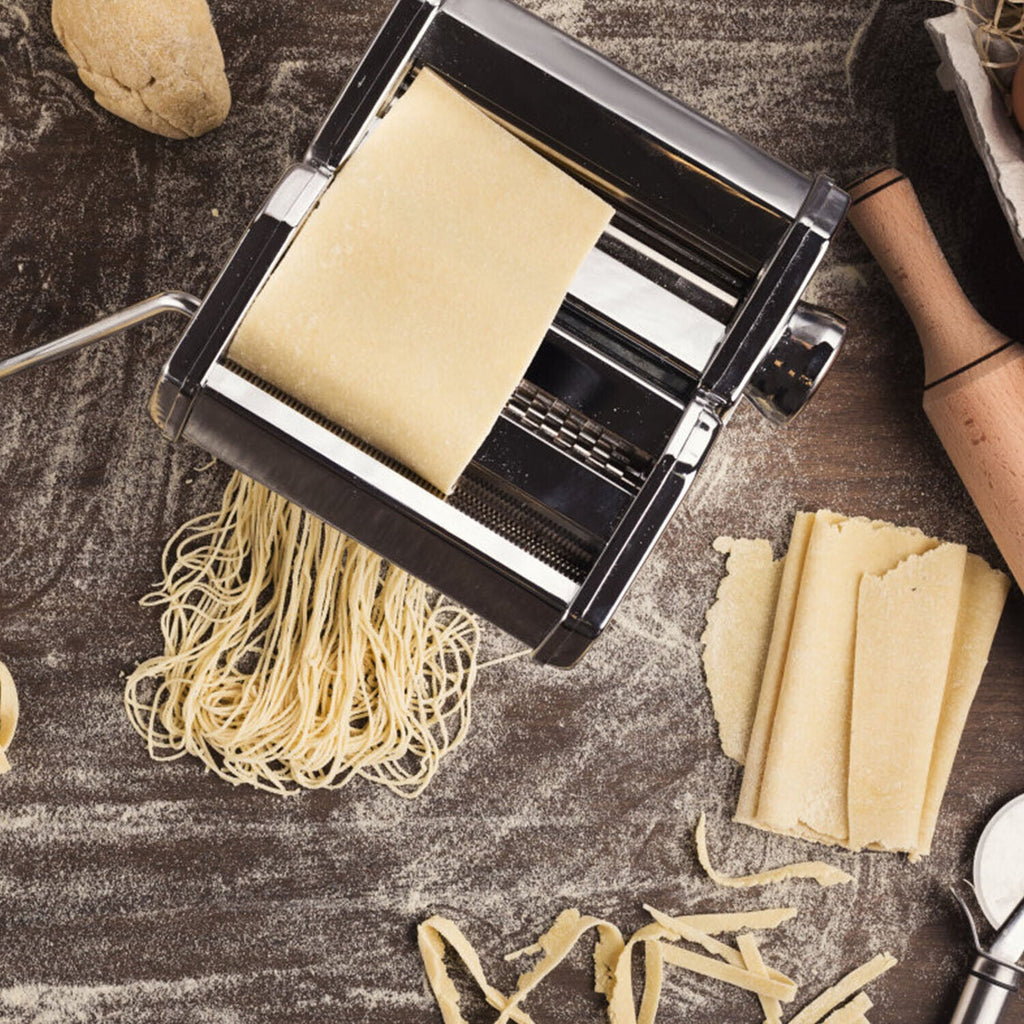 Stainless Steel Pasta Roller Machine Fresh Spaghetti Noodle Maker Tool