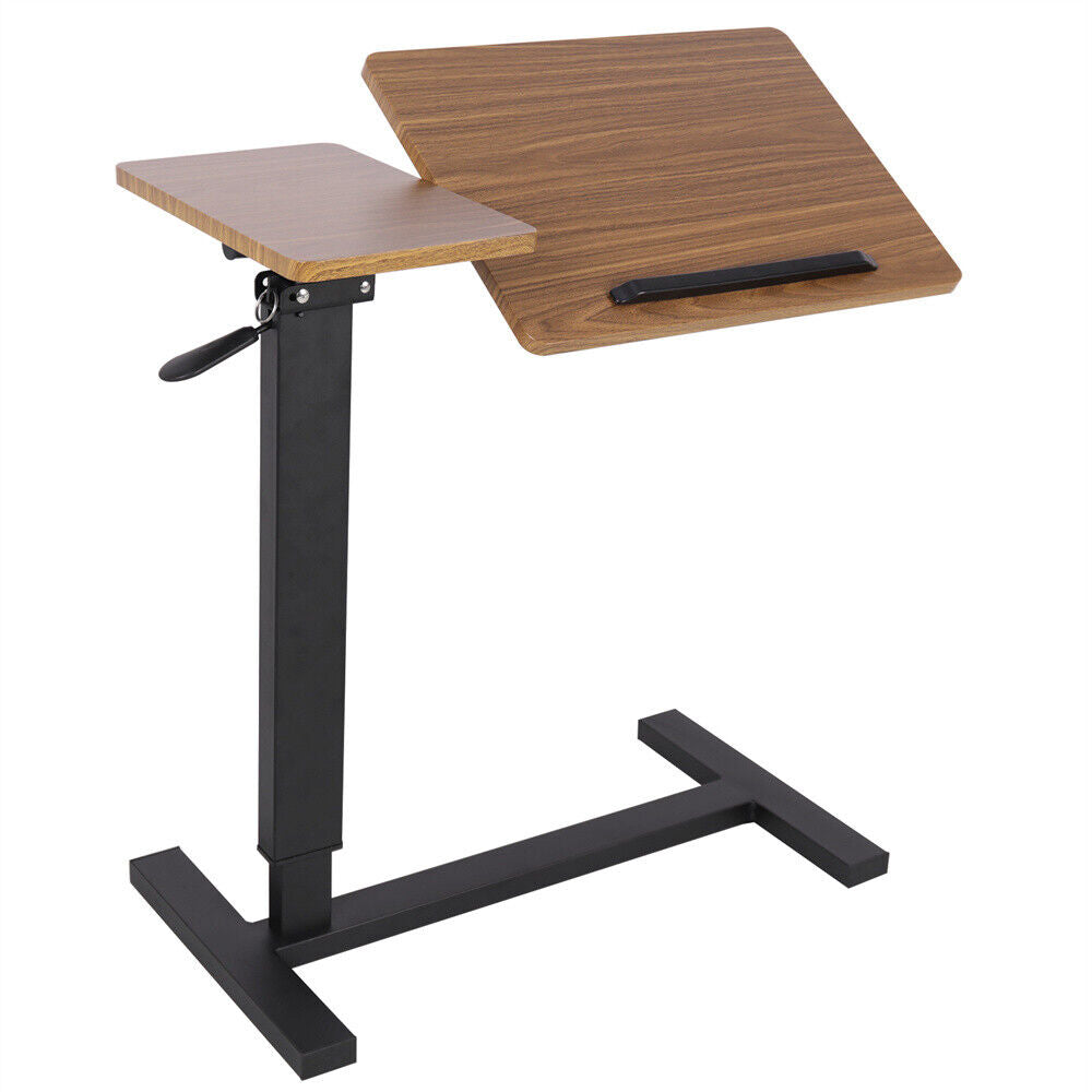 Rolling Overbed Bedside Desk Laptop Table