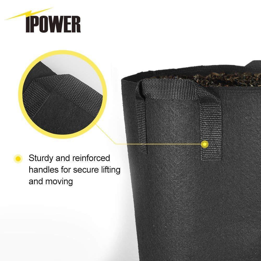 3 Gallon Fabric Aeration Grow Bags 10-Pack