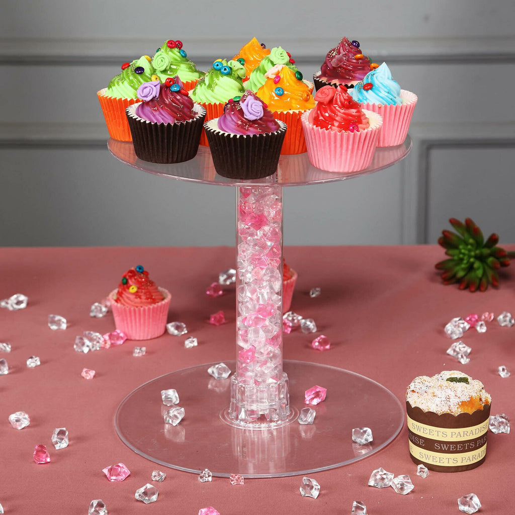 5 Tiers Acrylic Cake Stand Set Birthday Party Catering Display