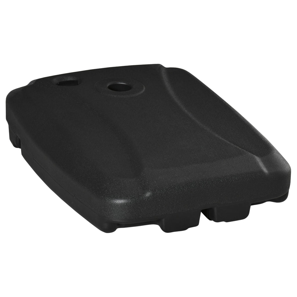Mobile Cantilever Umbrella Base Stand Black