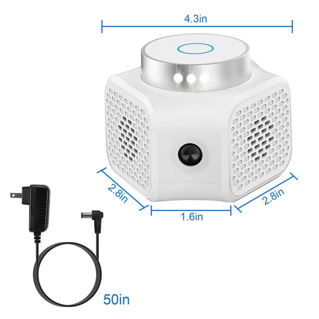 Ultrasonic Rodent Chaser for Indoor Pest Control - White