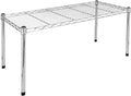 1-Tier Wire Shelving Rack for Organized Storage