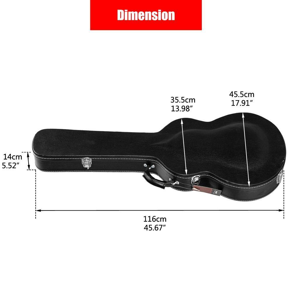 High-End PU Leather Electric Guitar Hard Case