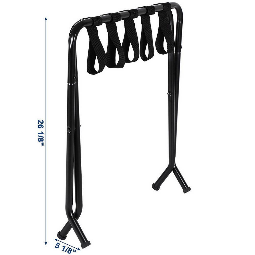 Sturdy Metal Folding Luggage Rack Stand for Home Hotel