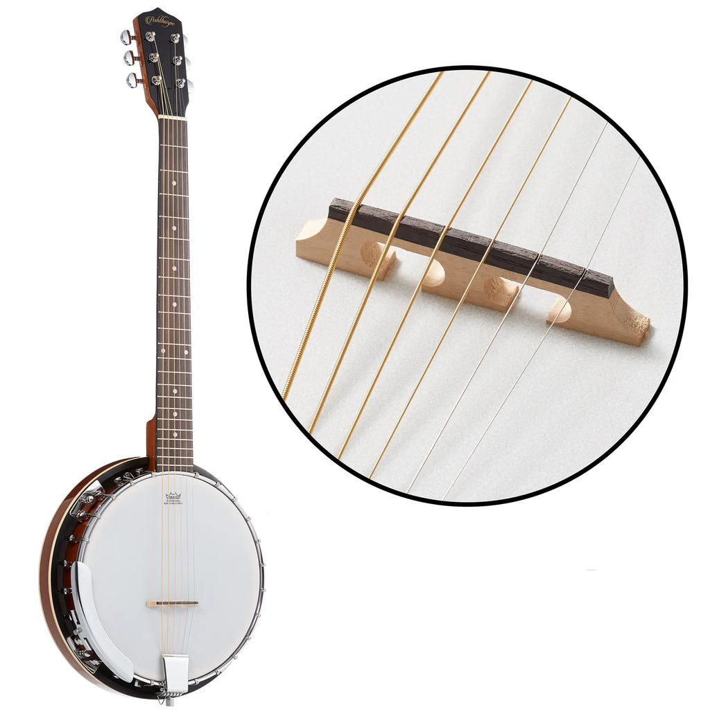 6-String Banjo with Mahogany Resonator Full-Size