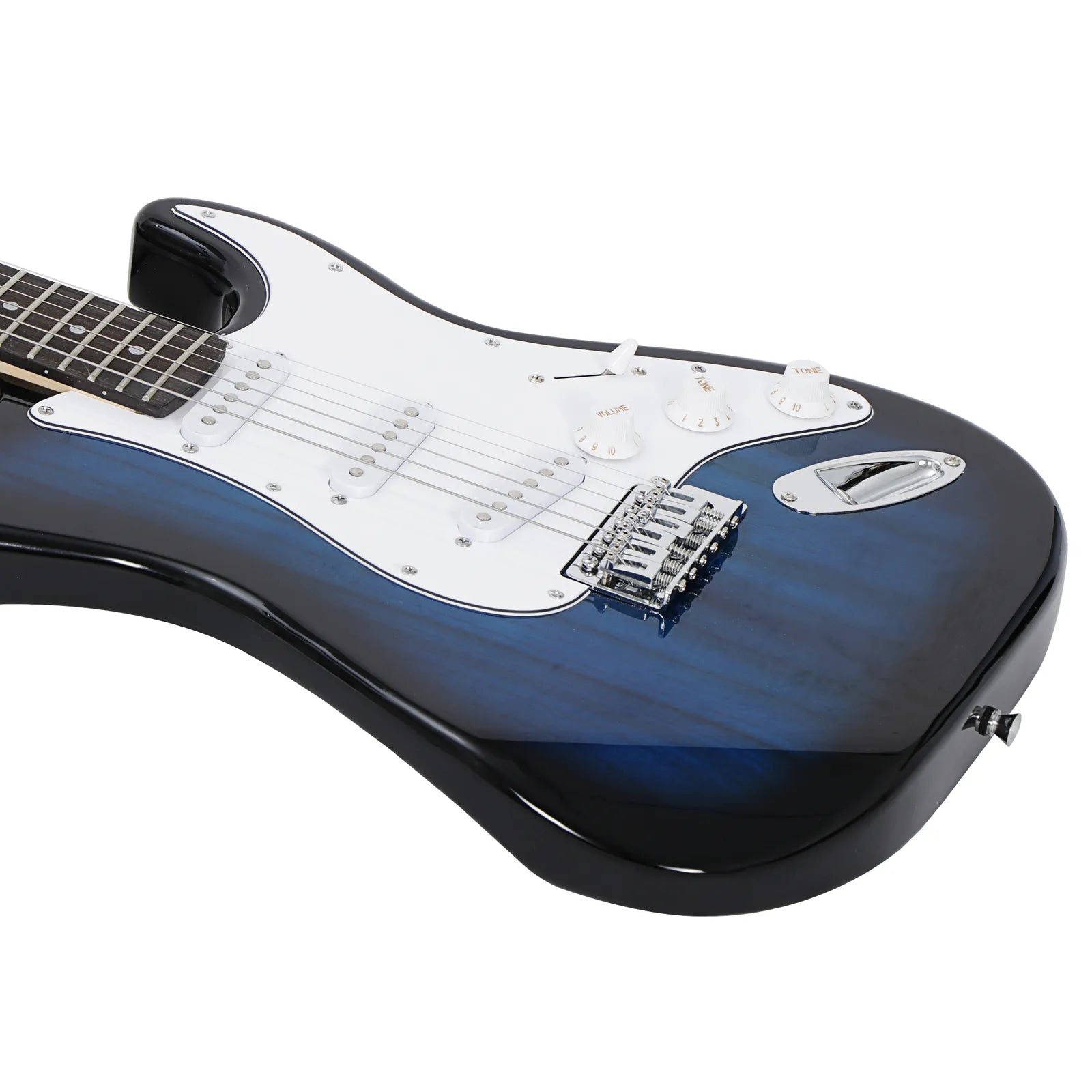 Blue Full Size Electric Guitar Bundle with Amp and Accessories