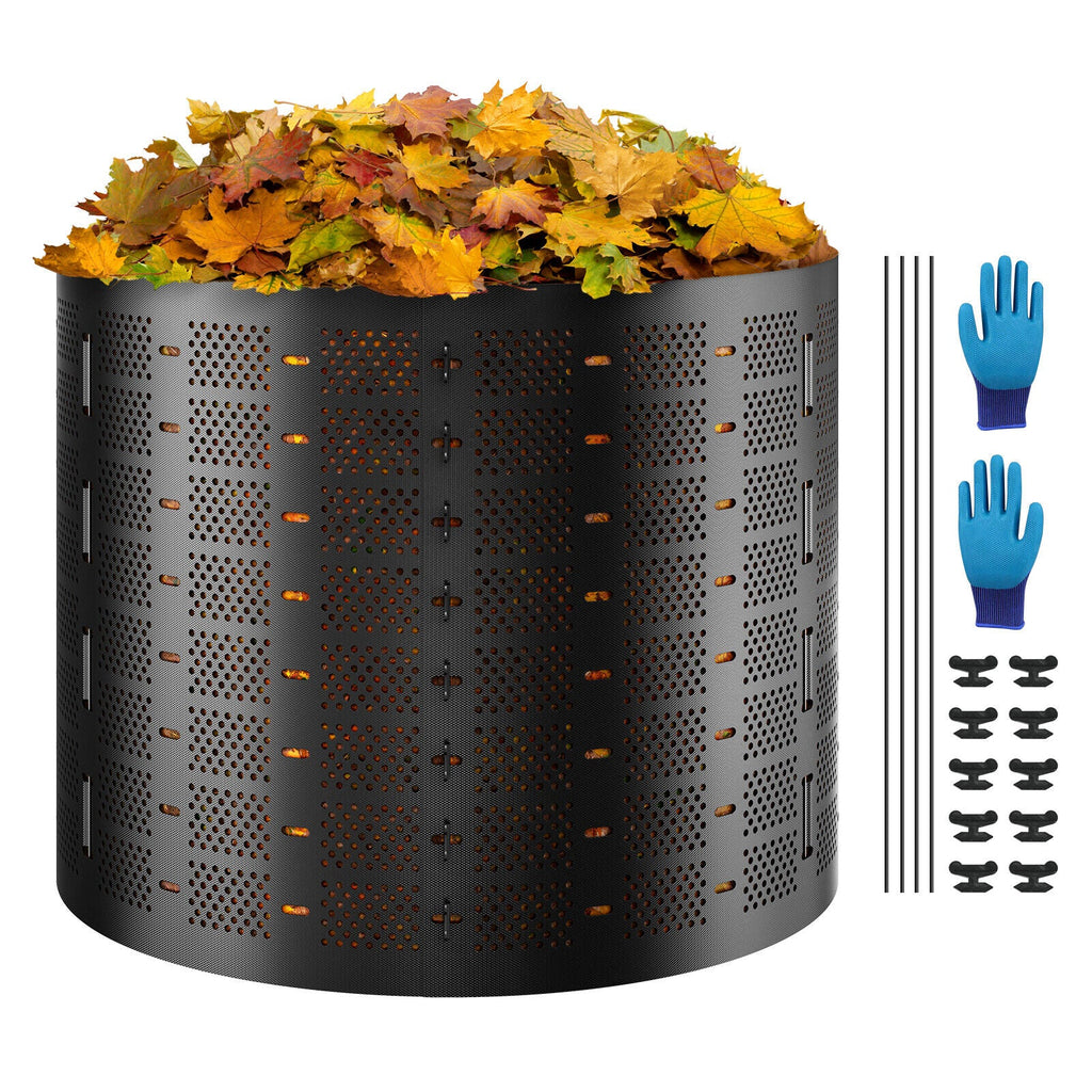 220 Gal Garden Compost Bin Easy Organic Fertilizer