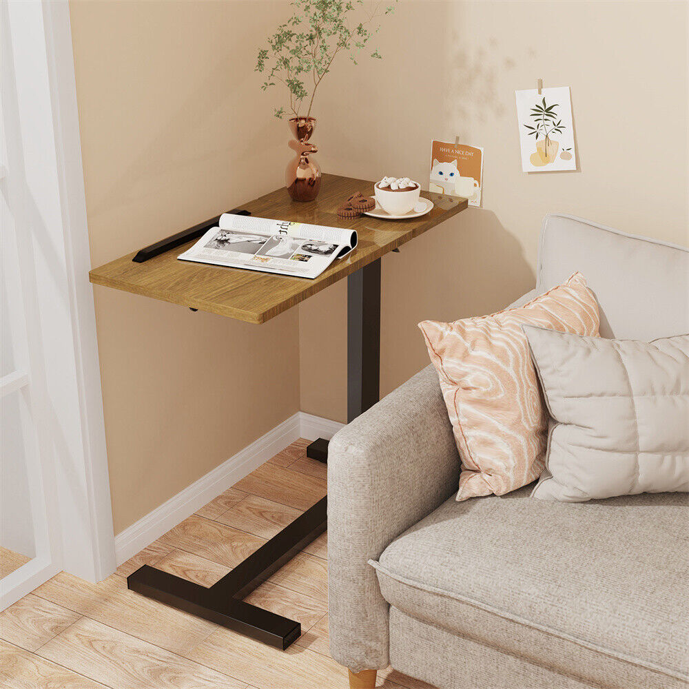 Rolling Overbed Bedside Desk Laptop Table