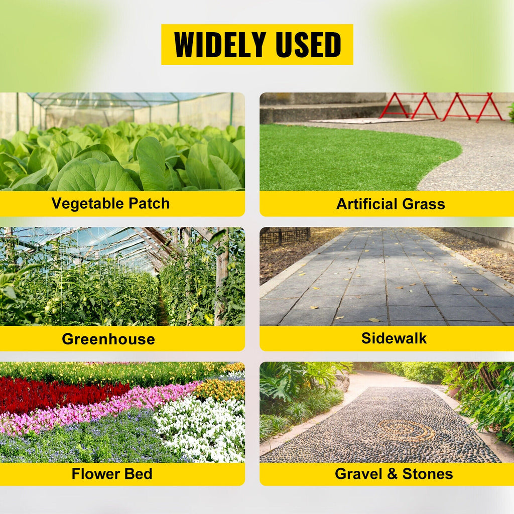 Heavy Duty Weed Barrier Landscape Fabric 6ft x 300ft PP Woven Ground Cover