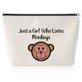 Monkey Print Makeup Bag Cosmetic Pouch – Monkey