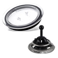 Milk Frother Replacement Whisk and Lid Cover Compatible with Nespresso Aeroccino 3/4/XL – Aeroccino 3/4/XL