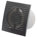 Steinberg 100mm Bathroom Extractor Fan Wall Ventilation for Bathroom, Kitchen, Toilet – Silver