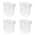 Breast Pump Replacement Diaphragms 4-Pack Silicone BPA-Free for eufy E10 S1 Pro – Clear